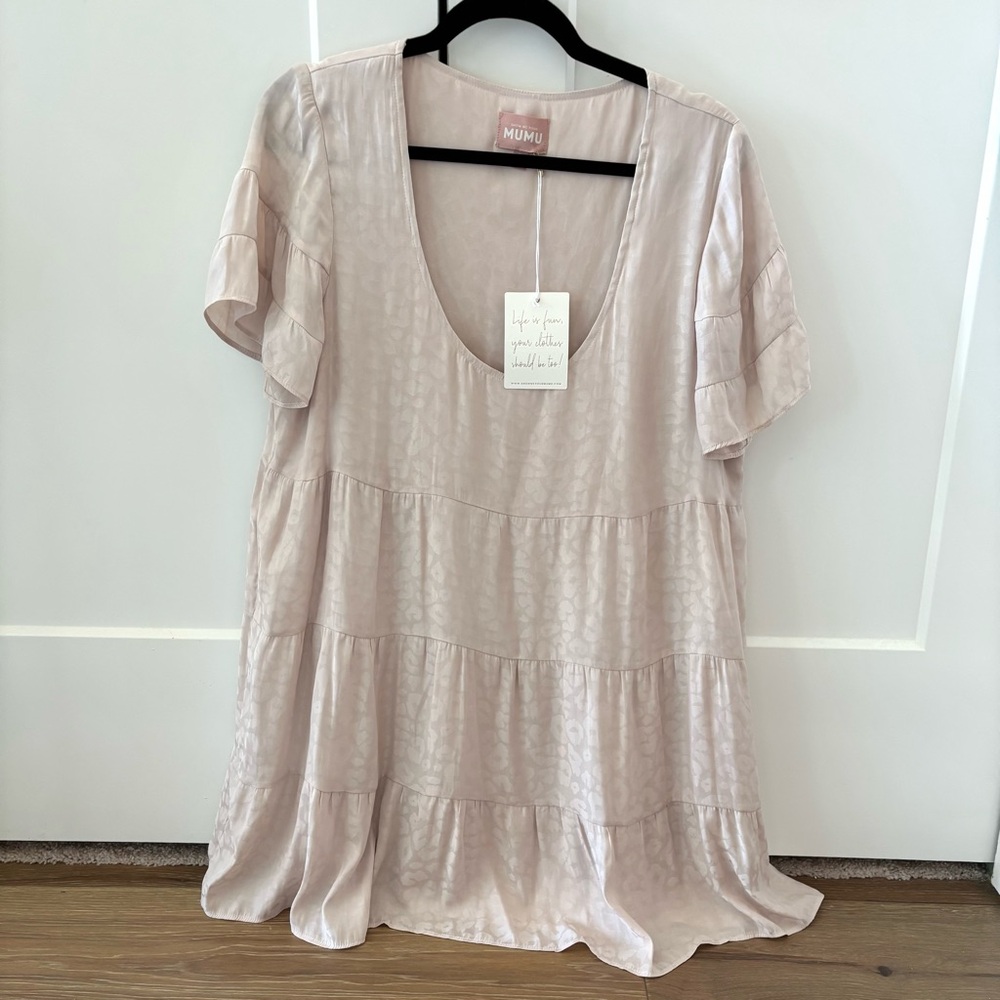 NWT Show Me Your Mumu Valley Mini Dress in Caramel Cheetah